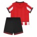 Camisa de Futebol Sheffield United Equipamento Principal Infantil 2025-26 Manga Curta (+ Calças curtas)